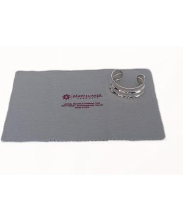 Pro Size Polishing Cleaning Cloth - Made in USA for Gold, Silver, Platinum Jewelry - Large 11 x 14 in Eco-Friendly Cleaner Cloth - Keeps Jewelry Clean and Shiny - Buy Online on GoSupps.com