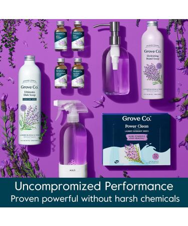 Grove Co. Hydrating Foaming Hand Soap Refills - Lavender & Thyme Scent (Pack of 2) | Cruelty-Free, Paraben-Free, Plastic-Free | Moisturizing Hand Wash - 24 Oz - Buy Online on GoSupps.com