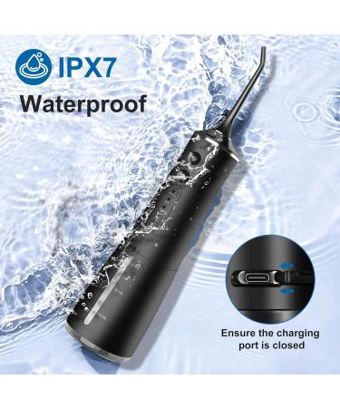 Water Dental Flosser Cordless - 4 Modes Professional Oral Irrigator | 300ML Rechargeable & Waterproof | Perfect for Home & Travel - Buy Online on GoSupps.com
