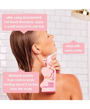 Buy GrandeHAIR Full Boost Shampoo & Conditioner 8.12 oz - Best International Shipping for Healthy Hair - Buy Online on GoSupps.com