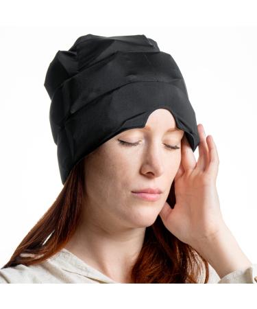 Headache Relief Cap  Migraine Ice Head Wrap  Headache and Migraine Relief Cap  Migraine Hat  with Odor Proof Freezer and Storage Bag by The Original Miracal Ice