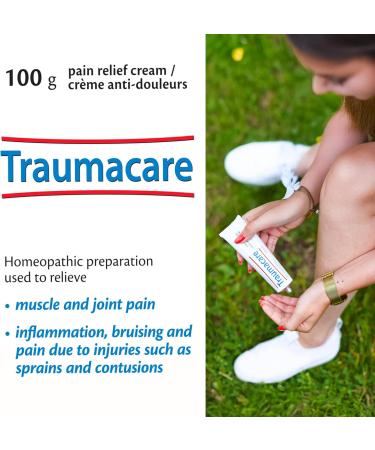 Traumacare Cream 100g Pack of 3 - Muscle and Joint Pains Relief Naturally - Soothes Minor Injuries Helps ease Discomfort from Sprains Bruises and Contusions - Pain Relief Cream for Adults & Children 100 g (Pack of 3) - Buy Online on GoSupps.com