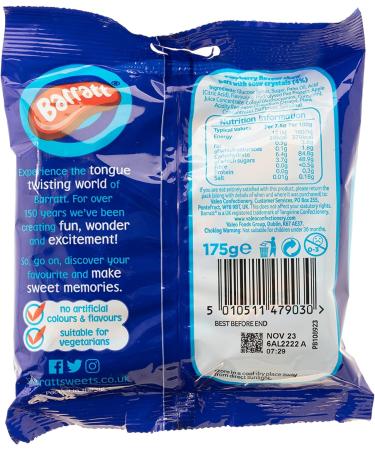 Barratt Wham Mini Chews with Sour Crystals 175g (Pack of 11) - Buy Online on GoSupps.com