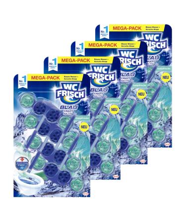 WC Frisch Kraft Aktiv Blade-in-law Ocean freshness (4x 4 pieces) toilet cleaner with an innovative smell-stop formula fragrance stones for extra freshness and visible cleaning Ocean freshness (4 Pack) - Buy Online on GoSupps.com