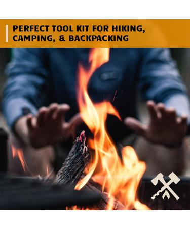 BUSHCRAFT Survival Fire Starter Tinder Rope - Waterproof Kindling Cords for Campfires - 3 Pack Jumbo - Buy Online on GoSupps.com
