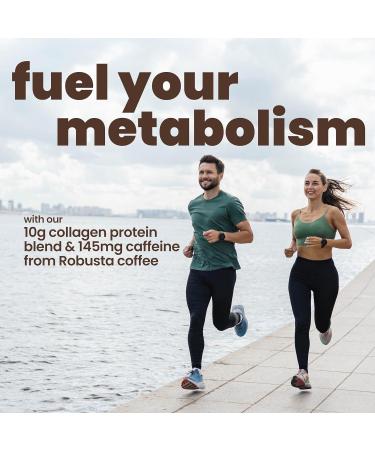 Protein Coffee - 10g Protein & Collagen Keto Friendly 15 Servings Original Blend - Boost Muscle Growth & Energy - Hot or Cold - 100% Robusta - Buy Online on GoSupps.com