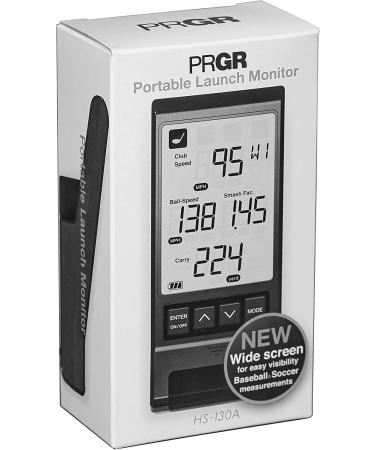 PRGR Black Pocket Launch Monitor HS-130A - 2021 Model | Buy Now - Buy Online on GoSupps.com