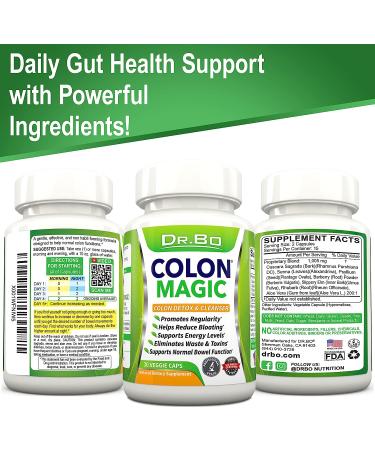 Dr. BO Lung Support & Colon Cleanse - Herbal Formula for Respiratory Health & Bowel Movements - Buy Online on GoSupps.com
