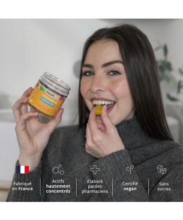 Mium Lab - Vitamin D3 (2000UI) - Highly dosed and absorbed - Immune System Supports bones muscles Growth - Children & Adults - Cure 21 days - Sugar-free gummies Made in France - Buy Online on GoSupps.com