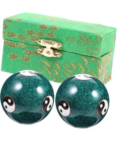 JECOMPRIS 6-Piece Health Massage Tool Set | Magnetic Baoding Balls & Cloisonn Handballs for Stress Relief & Training - Buy Online on GoSupps.com