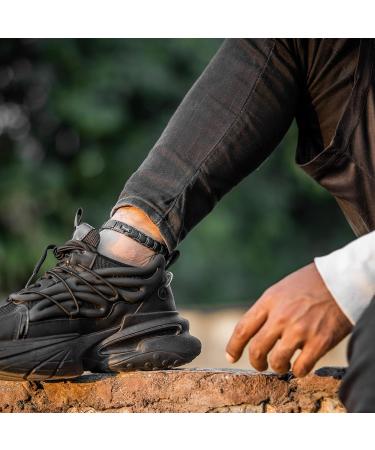 MagnetRX Ultra Strong Magnetic Anklet for Men | Titanium Magnetic Anklet (Black) - Shop Now! - Buy Online on GoSupps.com