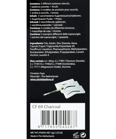 Christian Eyebrow Semi-Permanent Makeup Kit - Charcoal | Enhance Your Look | International Shipping Available - Buy Online on GoSupps.com
