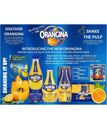ORANGINA Sparkling Citrus Beverage Original 420ml PET 12 Count - Buy Online on GoSupps.com
