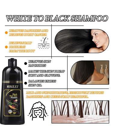 Buy Black Hair Dye Shampoo | Long Lasting Hair Color Shampoo for Men & Women - Shop Now - Buy Online on GoSupps.com