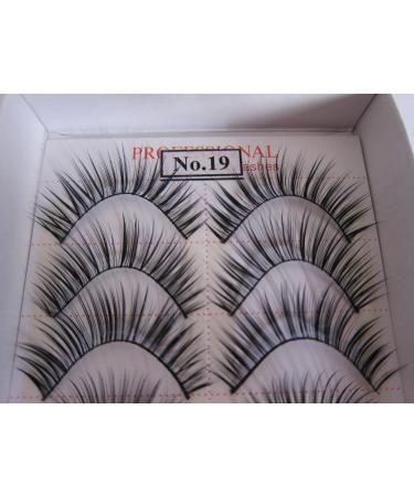 Model 21 False Eyelashes No. 19 - 10 Pairs for Flawless Eye Makeup - Buy Online on GoSupps.com