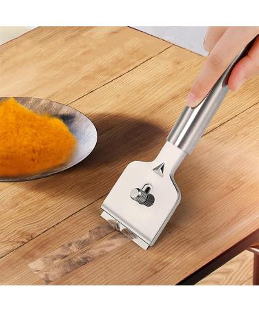 Cooktop Cleaning Scrapers Stainless Steel Glass Scraper with 4 Replacement Blades Sticker Removal Scraper with 4 Replacement Blades Suitable for Glass Ceramic and Induction Cooktops  - Buy Online on GoSupps.com