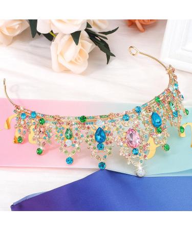 KICOSY It's My Birthday Sash Birthday Crown and Tiara for Women Girls Birthday Girl Sash and Tiara Set Happy Birthday Party Decorations Mom Sisters Birthday Gift Princess Tiara Queen Crown colored - Buy Online on GoSupps.com