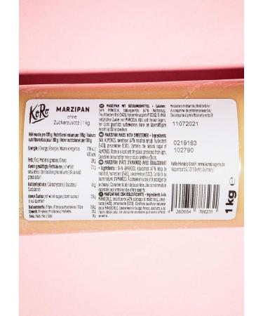 Koro Marzipan 1 kg - Sugar-Free Vegan Gluten-Free Baking Almonds - Inexpensive Advantage Pack - Buy Online on GoSupps.com