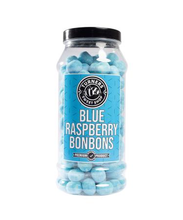 Blue Raspberry BonBons - 620g by Turners Sweet Shop Traditional Retro Gift Jar Classic Original Pick & Mix Sweets Quality Confectionary Fantastic Gifts for Him Her or Them