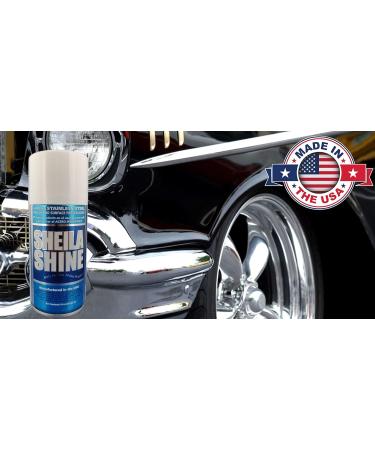 Sheila Shine Low VOC Stainless Steel Polish & Cleaner - Streak Free Fingerprint Protection NSF Certified 10 oz Aerosol - Buy Online on GoSupps.com