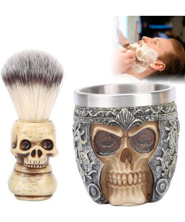 Premium Stainless Steel Shaving Brush & Men's Beard Shaving Set - Ideal for Home & Salon Use - Buy Online on GoSupps.com