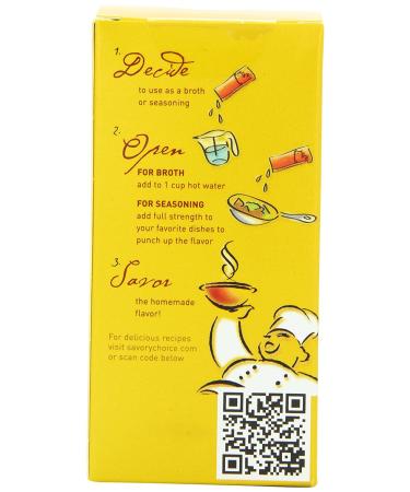 Savory Choice Liquid Beef Broth Concentrate 5.1oz - Pack of 4 | Premium Quality - Buy Online on GoSupps.com