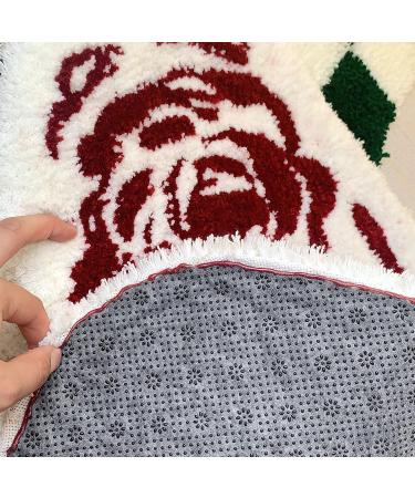 Pllieay 72x40 Inch Non Slip Plum Blossom Rug Backing Fabric with Tufting Gun Cushion - Gray - Buy Online on GoSupps.com
