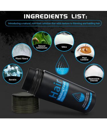  FSLHCY Hair Powder for Thickening Hair 27.5g Hair Concealer Waterproof Hair Loss Mask for Women Men Dark Brown with Nozzle - Buy Online on GoSupps.com