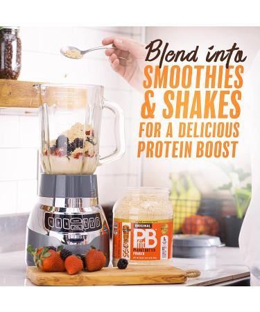 PBfit All-Natural Peanut Butter Powder | High Protein, 30 Oz | Real Roasted Peanuts - Buy Online on GoSupps.com
