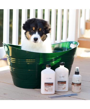 Isle of Dogs Silky Coating Brush Spray - Jasmine Vanilla, 8.4 Oz - USA Made, Daily Use Detangler for Soft, Smooth Coat - Dogs Grooming Essentials - Buy Online on GoSupps.com