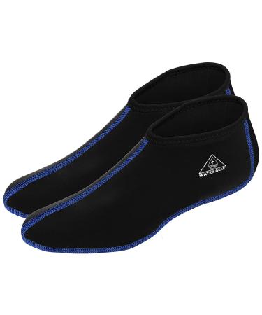 Water Gear Fin Socks Large - Dive Socks Great for Scuba Diving and Snorkeling - for Men and Women - Keeps Your Feet Dry blue LARGE MEN'S 9-11