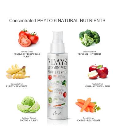 Ariul 7 Days Vitamin Mist with Phyto-6 Complex | 5.07 fl oz (150 ml) - Hydrating Skin Spray - Buy Online on GoSupps.com