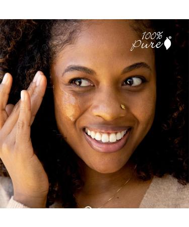 100% PURE Vitamin C Face Serum - Hydrating Glow Skin Care with ALA Aloe & Vitamin E Oil | Anti Aging Moisturizer for All Skin Types | Vegan - 1 Fl Oz - Buy Online on GoSupps.com