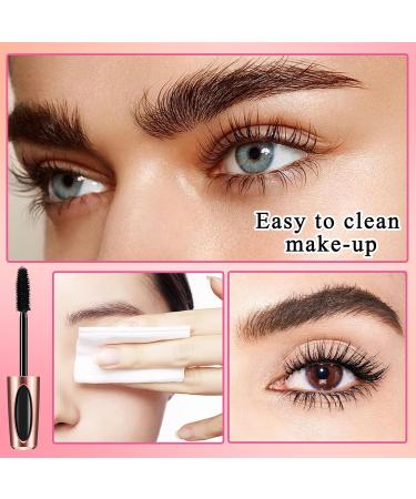 2PCS Waterproof Long Lasting Black Mascara No Clumping Smudge-Proof Black Mascara for Eye Makeup - Buy Online on GoSupps.com