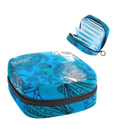 Women's bonds Storage bags Stillpad Waller Sea turtle Portable Period Kit Bag Feminine product bag for women girls color2
