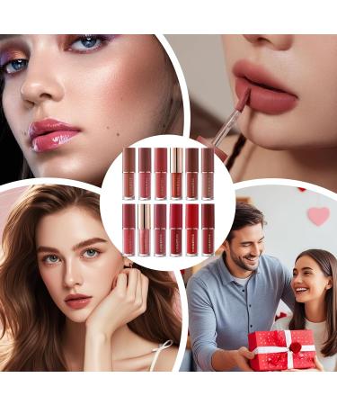  G n rique Velvet Liquid Lipstick - Long-Lasting 12-Color Collection Quick-Drying Matte Lip Kit Lip Pencil Pen Set | Business Trip Vacation Dates Party Gifts - Buy Online on GoSupps.com
