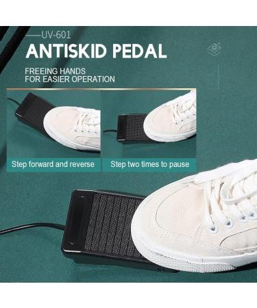 Nail Cutter Professional 40000 Rpm Electric Nail Cutter For Gel Nails Nail File Manicure Pedicure Set With Colour Lamp Knob 6 Bits And Foot Pedal Black YUYANAIAI - Buy Online on GoSupps.com