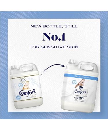 Comfort Pure Sensitive Fabric Conditioner Softener 5L - 166 Washes | Gentle on Skin | 5 Months Supply - Buy Online on GoSupps.com