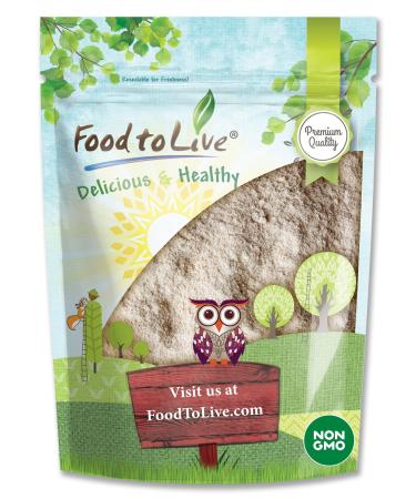 Barley Flour, 2 Pounds  Non-GMO Verified, Stone Ground from Whole Hulled Barley, Fine Powder, Kosher, Vegan, Bulk. Rich in Fiber. Wheat Flour Alternative. Great for Baking. Product of the USA. 2 Pound (Pack of 1) - Buy Online on GoSupps.com