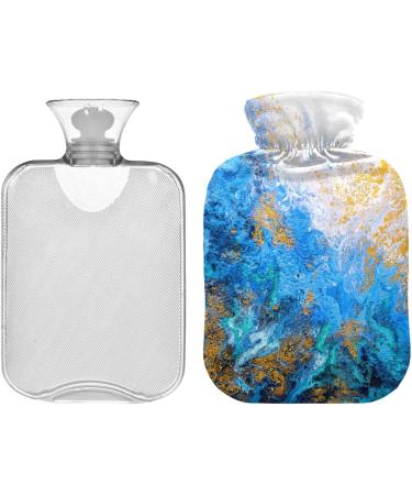 Naanle Ocean Painting 1L Hot Water Bottle with Lid Pain Relief & Warmth Therapy - Buy Online on GoSupps.com
