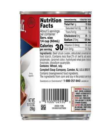 Campbell's Beef Gravy 10.5 oz. Can - Pack of 24 - Buy Online on GoSupps.com