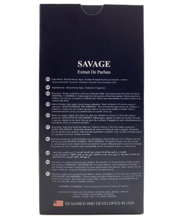 Men's cologne 3.4 Fl. Oz. Savage Extrait de Parfum Spray - Buy Online on GoSupps.com