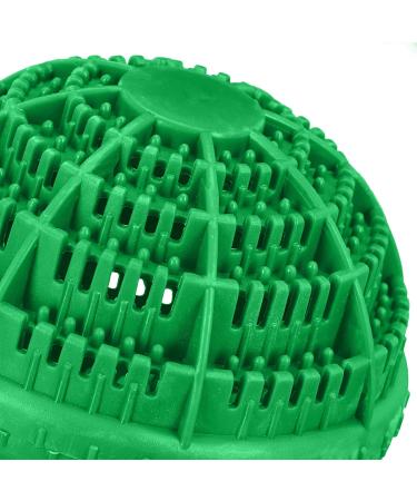 Relaxdays Laundry Ball Plastic 50% Ceramic Green 9.5 x 10.5 x 10.5 cm - Buy Online on GoSupps.com