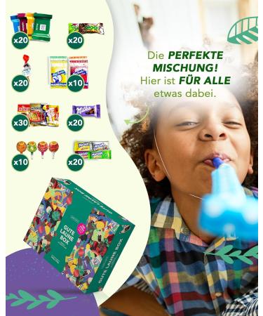 Premium Sweets Box (150 Pieces) - Perfect Gift for Kids' Birthdays Pi ata Filling & Candy Bar (XXL Naschbox) - Buy Online on GoSupps.com