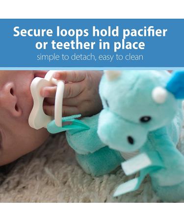 Dr. Brown's Baby Lovey Sloth Pacifier Holder & Teether Clip with HappyPaci - 100% Silicone, 0-12m - Buy Online on GoSupps.com