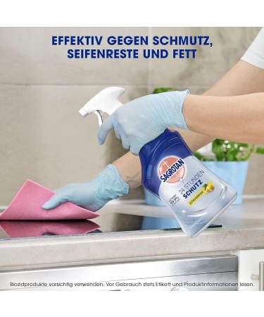 Sagrotan 24-Hour All-Purpose Disinfectant Cleaner - Citrus Breeze - Removes 99.9% Bacteria - 4 x 600ml Spray Bottles (12 Pack) - International Shipping Available - Buy Online on GoSupps.com