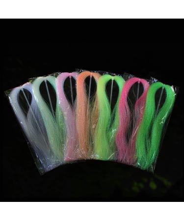 Tigofly 14 Pack UV Crystal Flash Holographic Tinsel Sparkle Streamer Fly Tying Materials - Buy Online on GoSupps.com