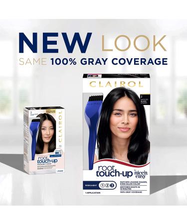 Clairol Root Touch-Up Nice'n Easy Permanent Hair Dye - 2 Black Pack of 2 - Buy Online on GoSupps.com