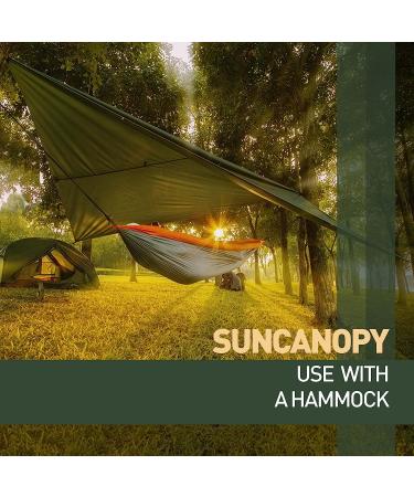 V VONTOX 10x10ft Hammock Rain Fly Tarp with UV Protection - Waterproof Tent Tarp for Camping and Outdoor Activities - Buy Online on GoSupps.com