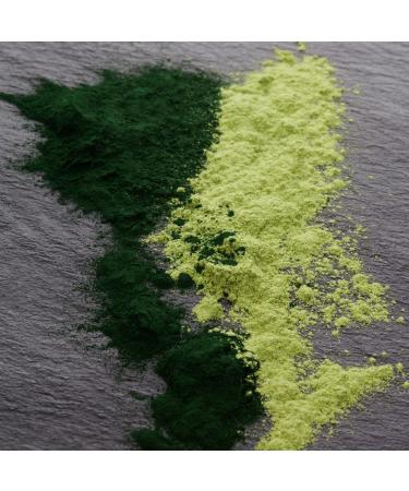 Carefood - Chlorella + Organic Spirulina Powder - 100% Organic Superfood Suitable for Vegans - Natural Super Food with High Nutrient Content and Satietogenic Effect - 200g - Buy Online on GoSupps.com